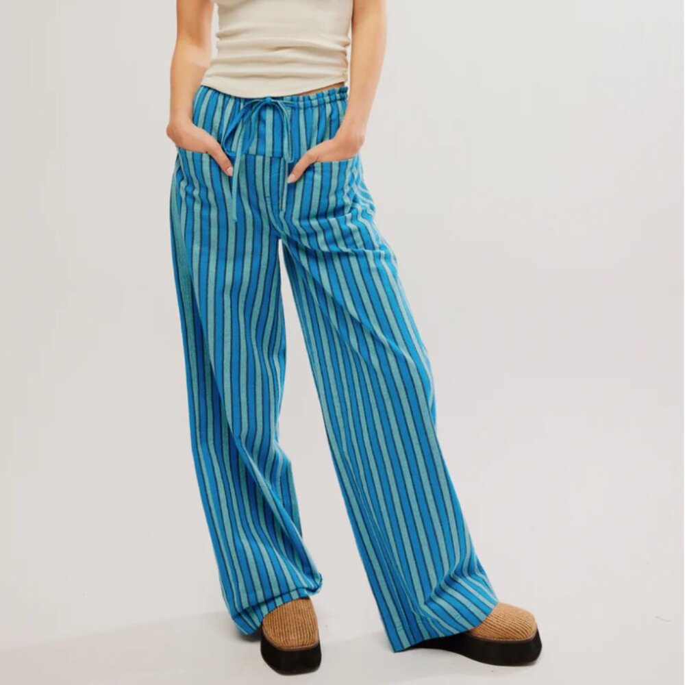 Free People Hudson Canyon Striped Pants